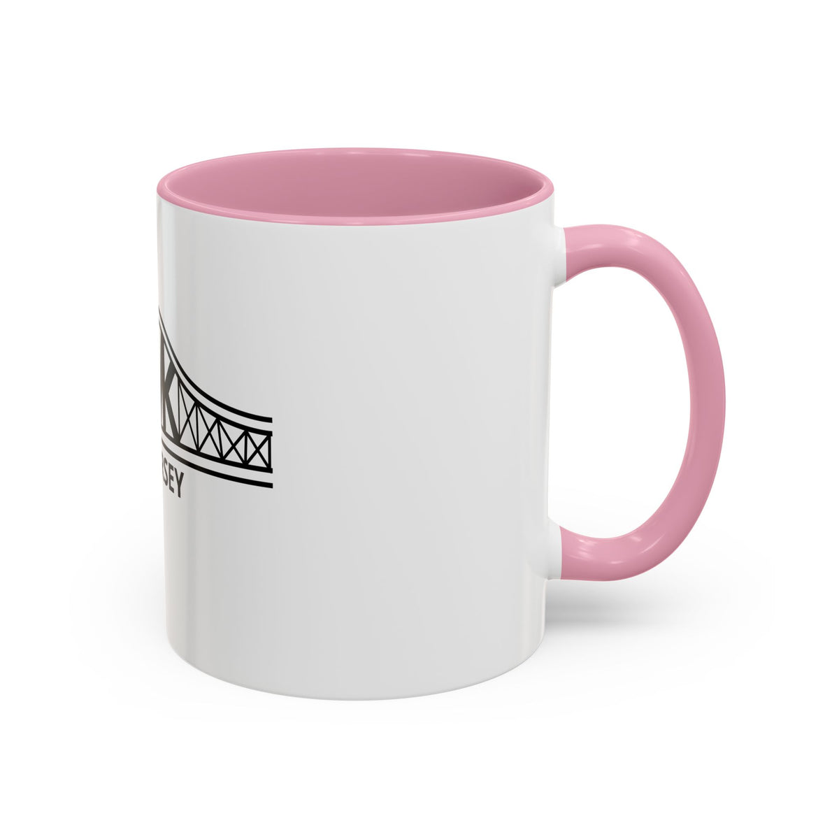 New Jersey Bridge Mug — 11oz & 15oz Color Accent Coffee Cup