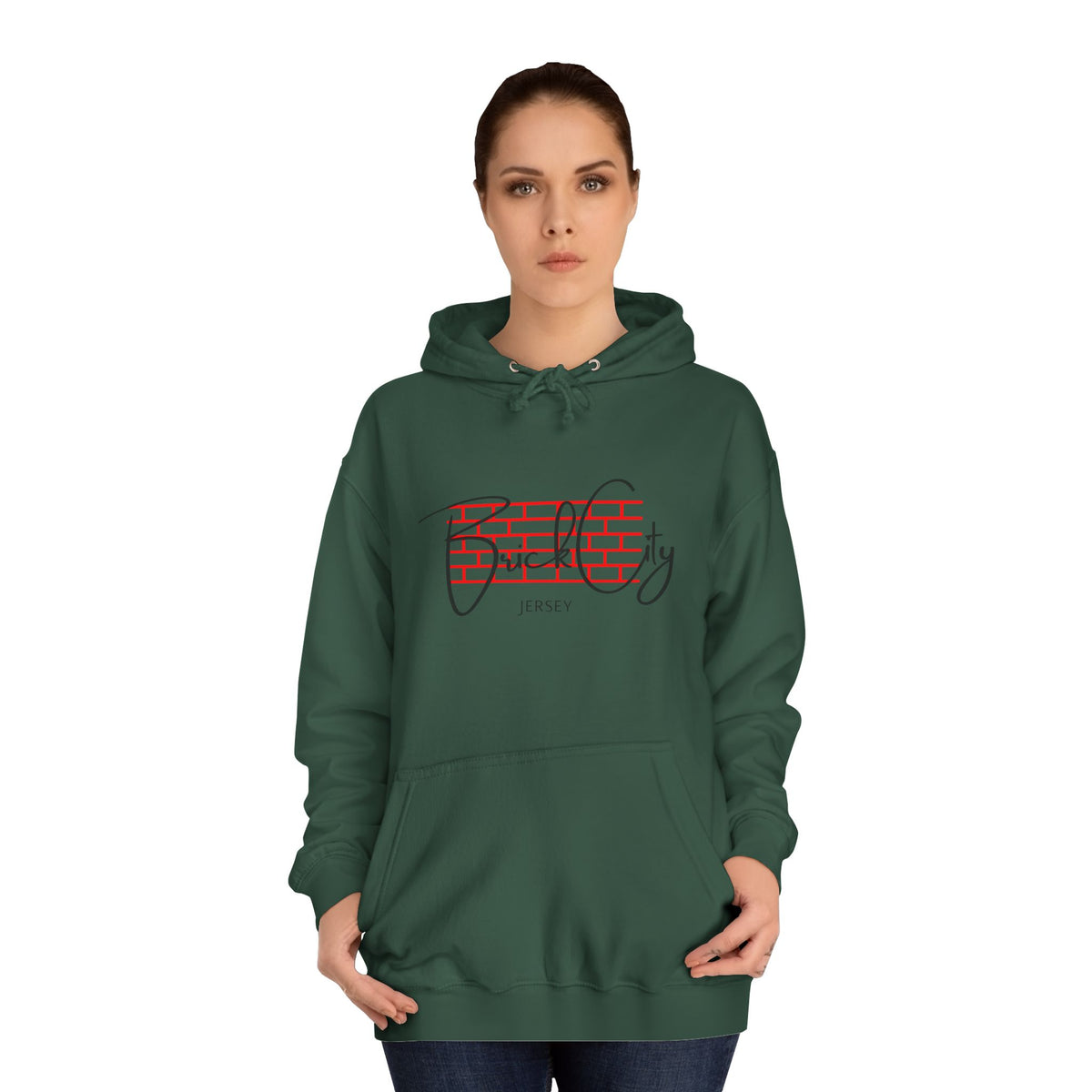 Brick City Hoodie – Retro Grid Script Design