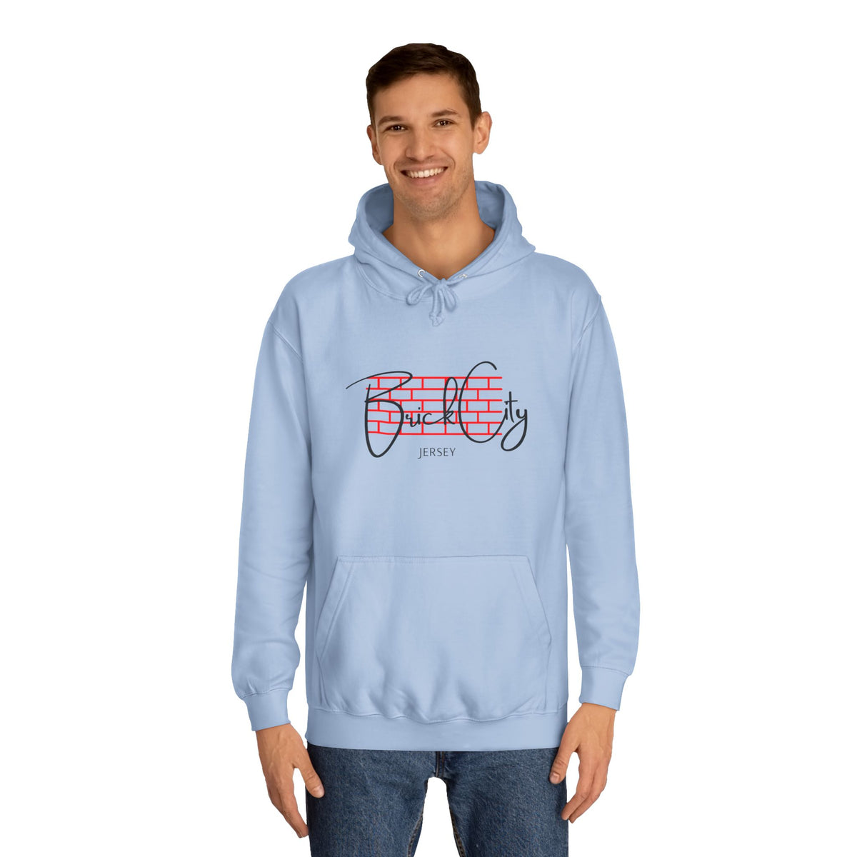 Brick City Hoodie – Retro Grid Script Design