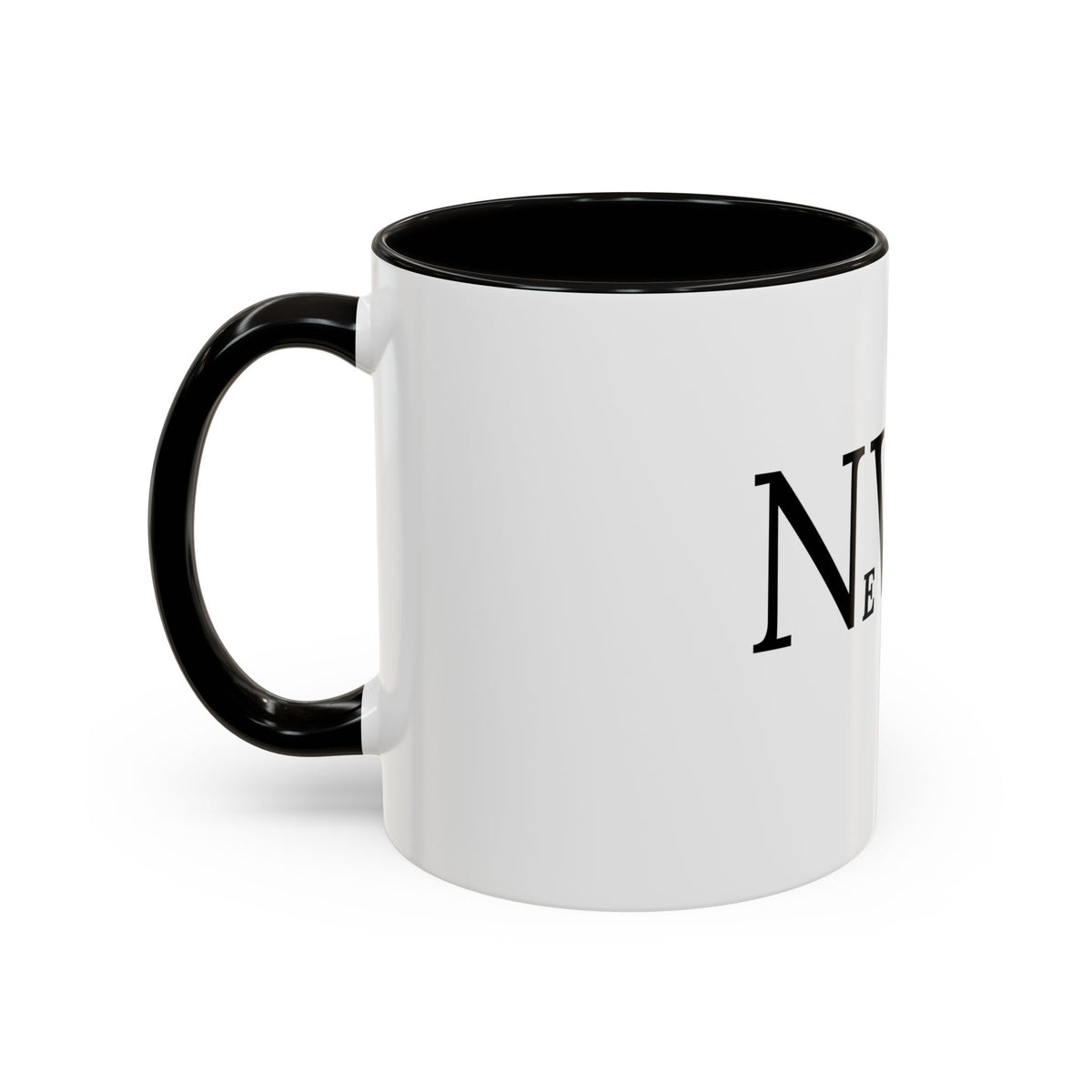 Newark  Mug — Black-Accent Coffee Cup (11oz & 15oz)