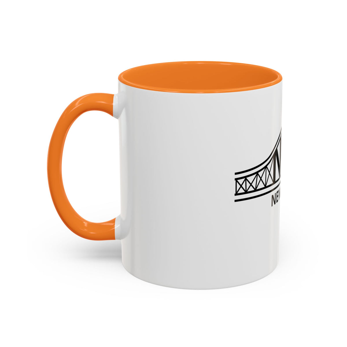 New Jersey Bridge Mug — 11oz & 15oz Color Accent Coffee Cup