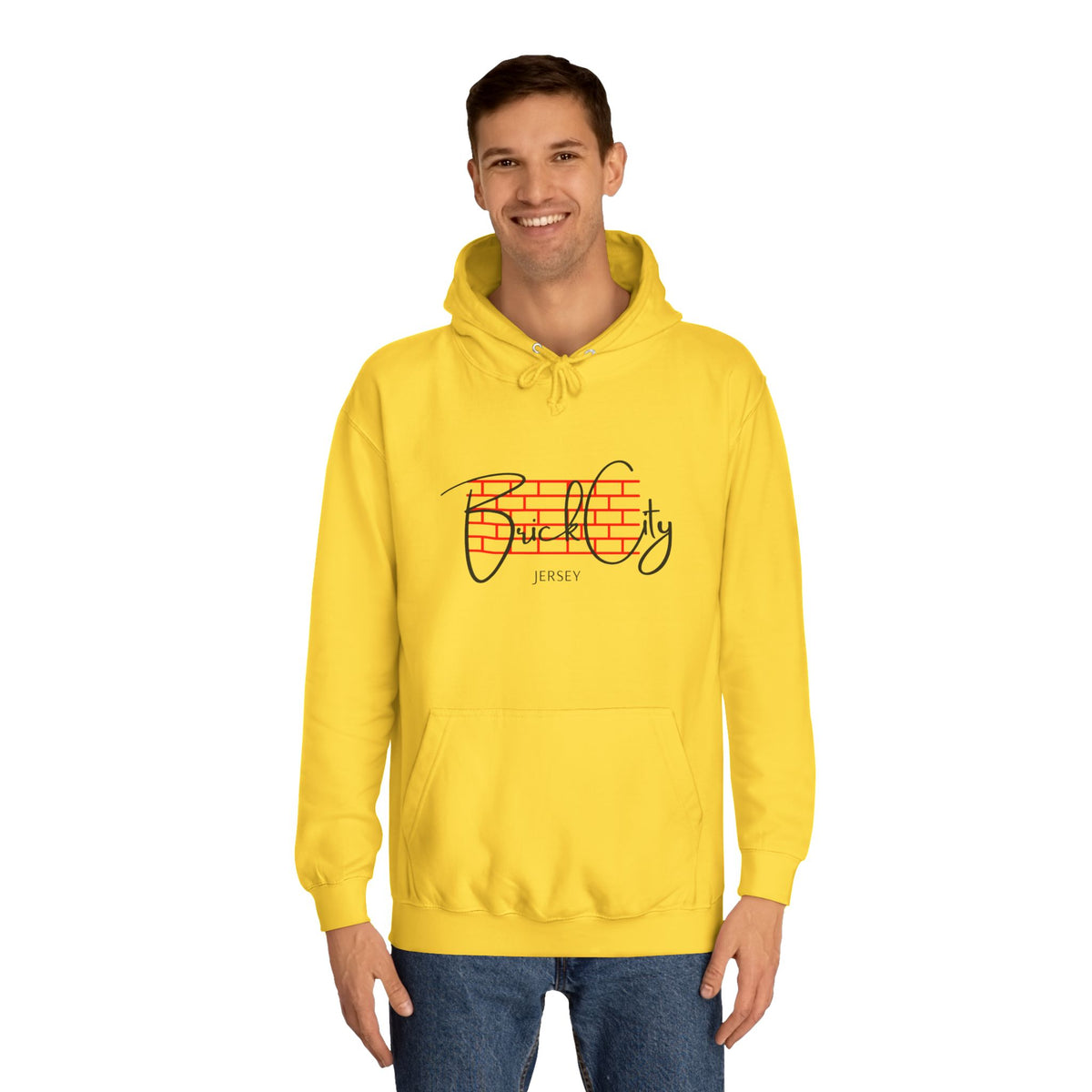 Brick City Hoodie – Retro Grid Script Design