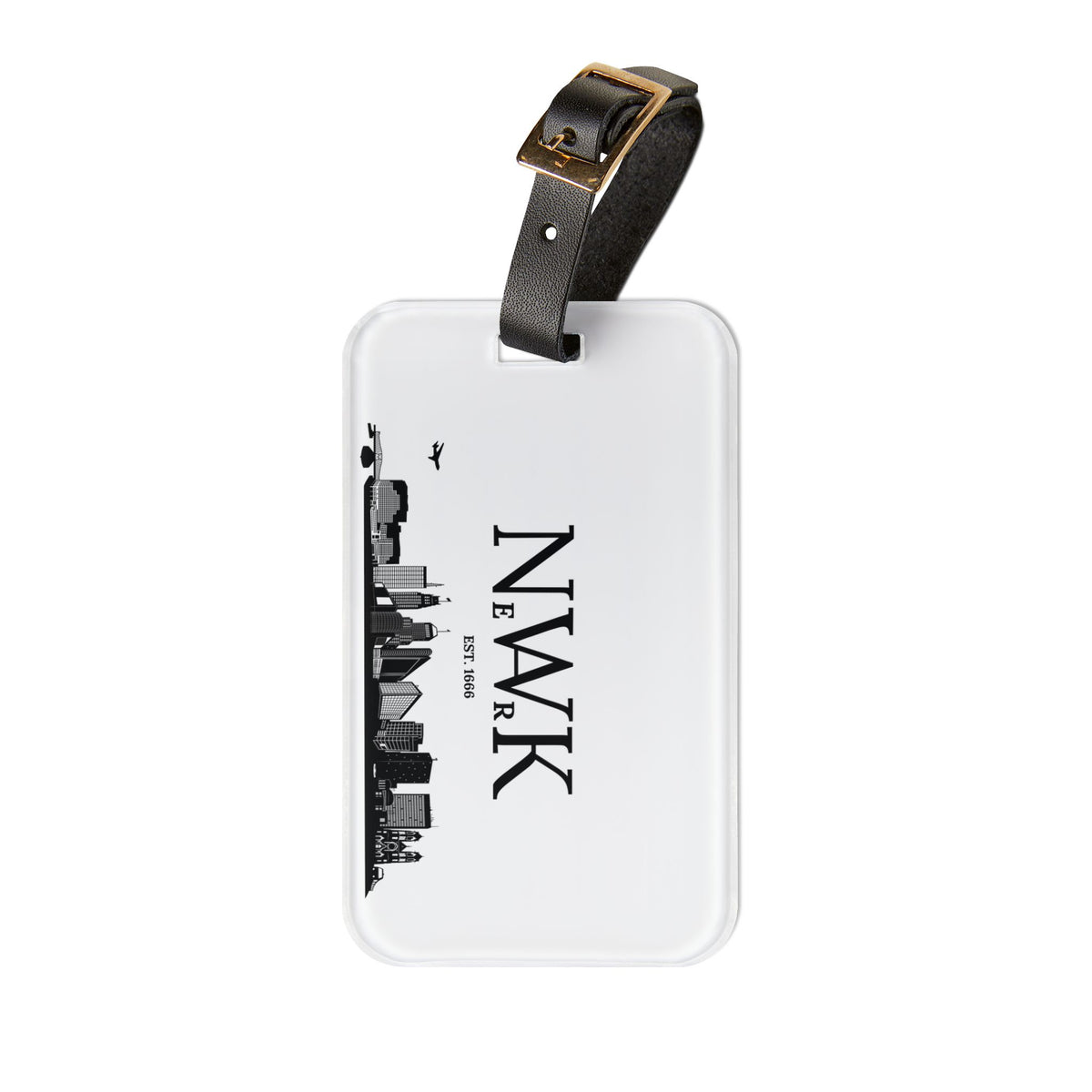 New York Skyline Luggage Tag — NYWK Travel ID Tag