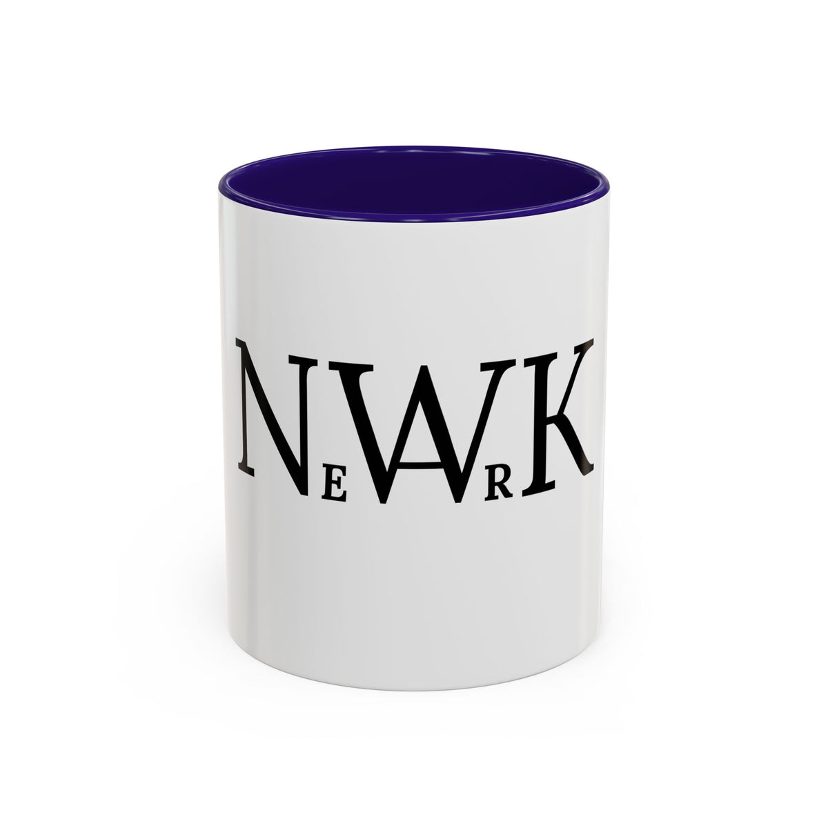 Newark  Mug — Black-Accent Coffee Cup (11oz & 15oz)