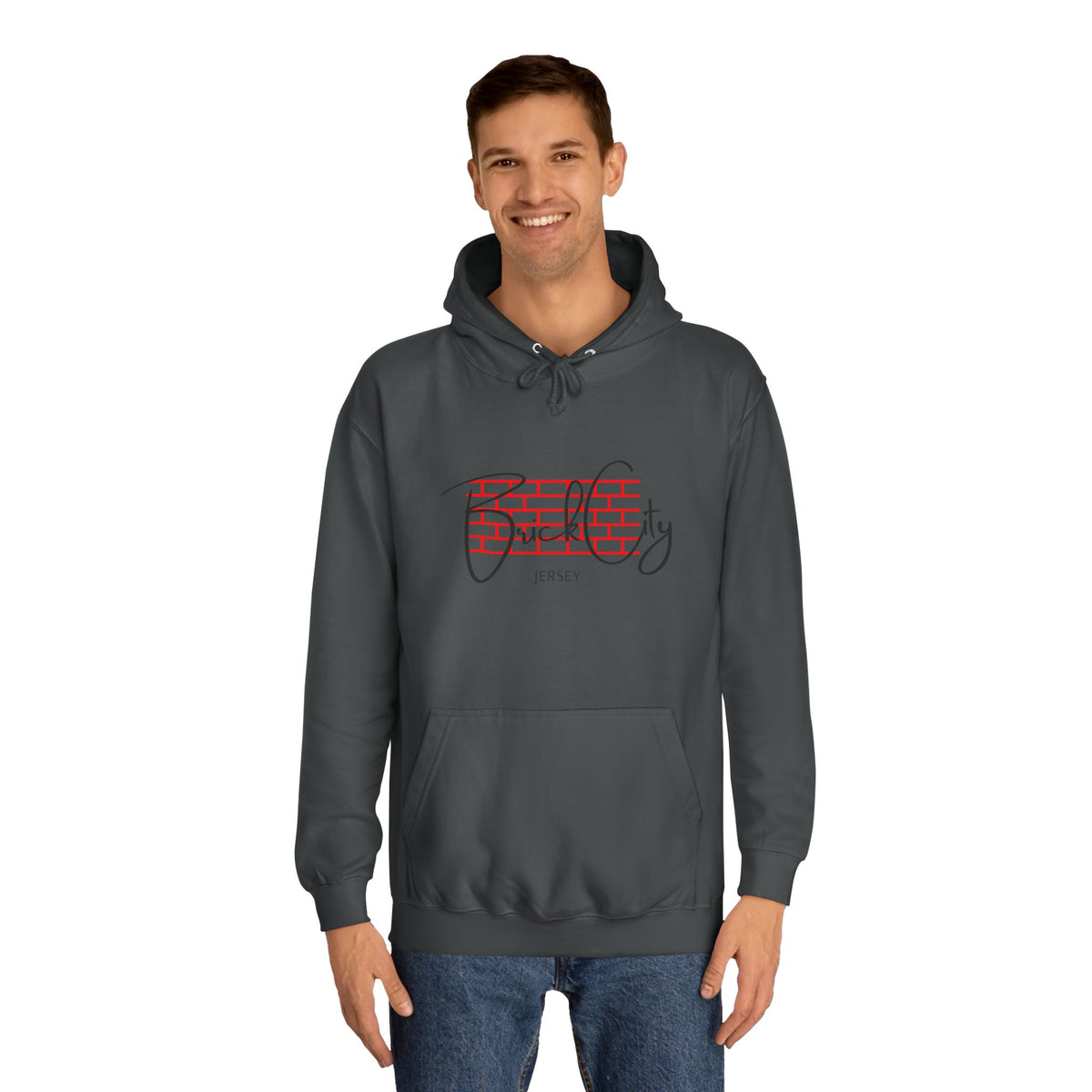 Brick City Hoodie – Retro Grid Script Design