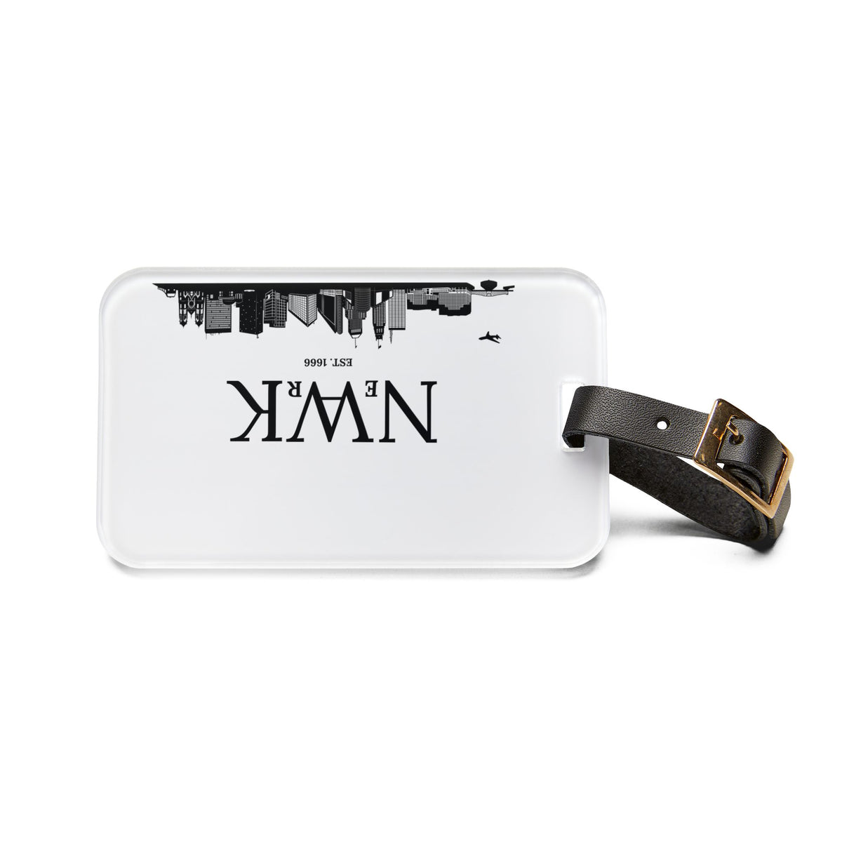 New York Skyline Luggage Tag — NYWK Travel ID Tag