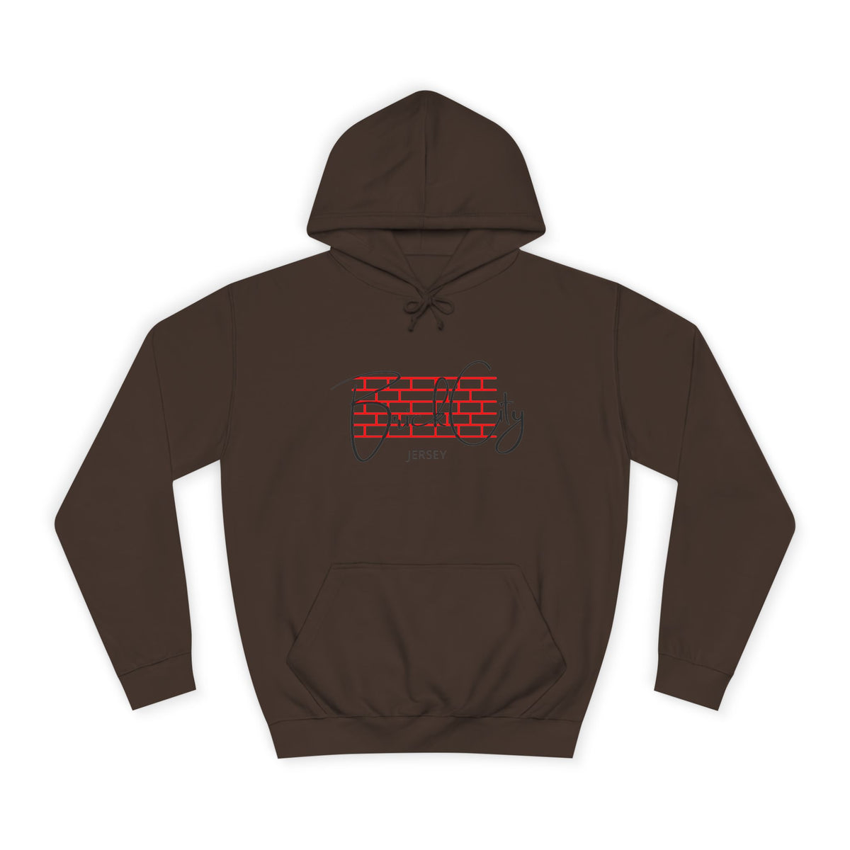 Brick City Hoodie – Retro Grid Script Design