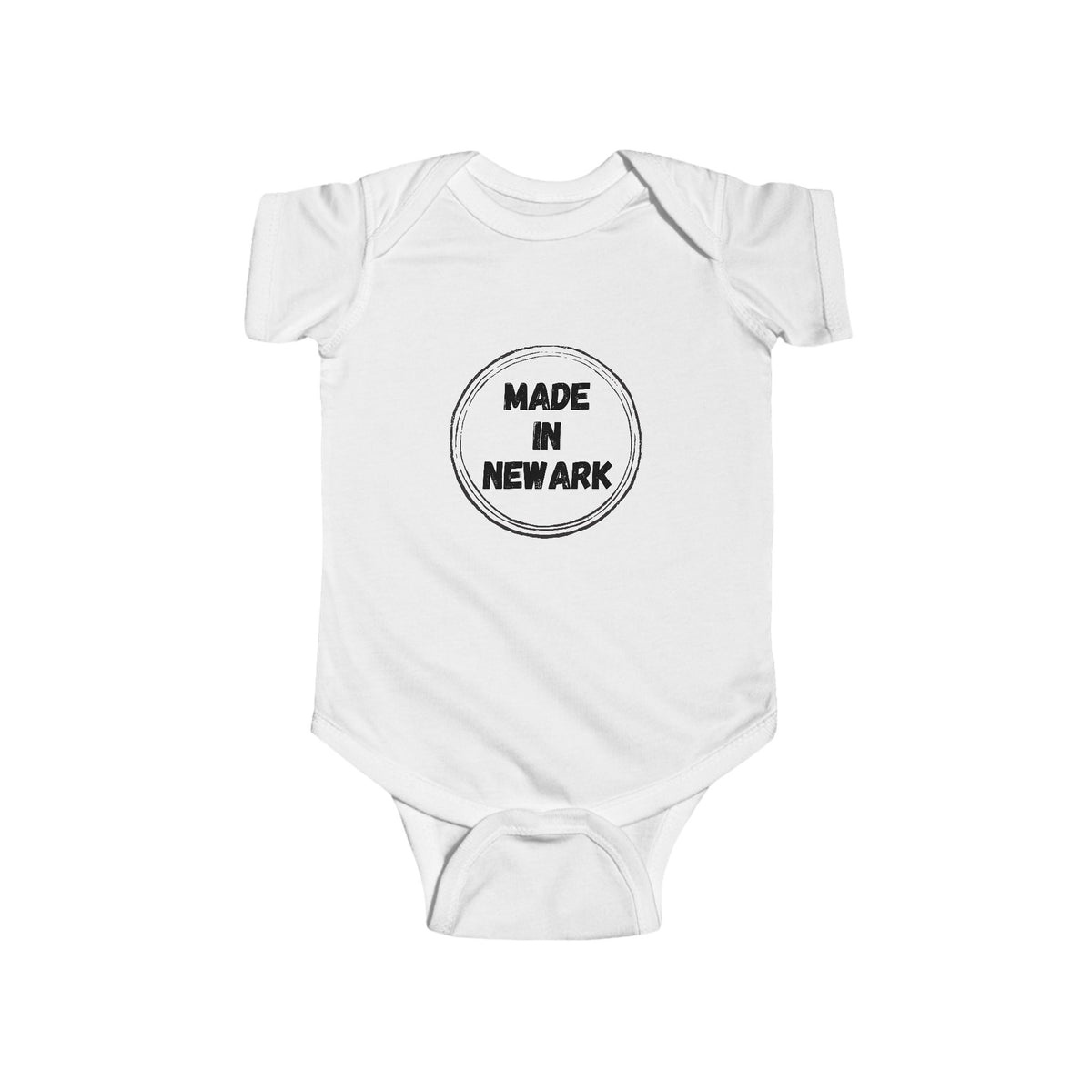Made in Newark Infant Bodysuit — Baby Onesie with City Pride Stamp