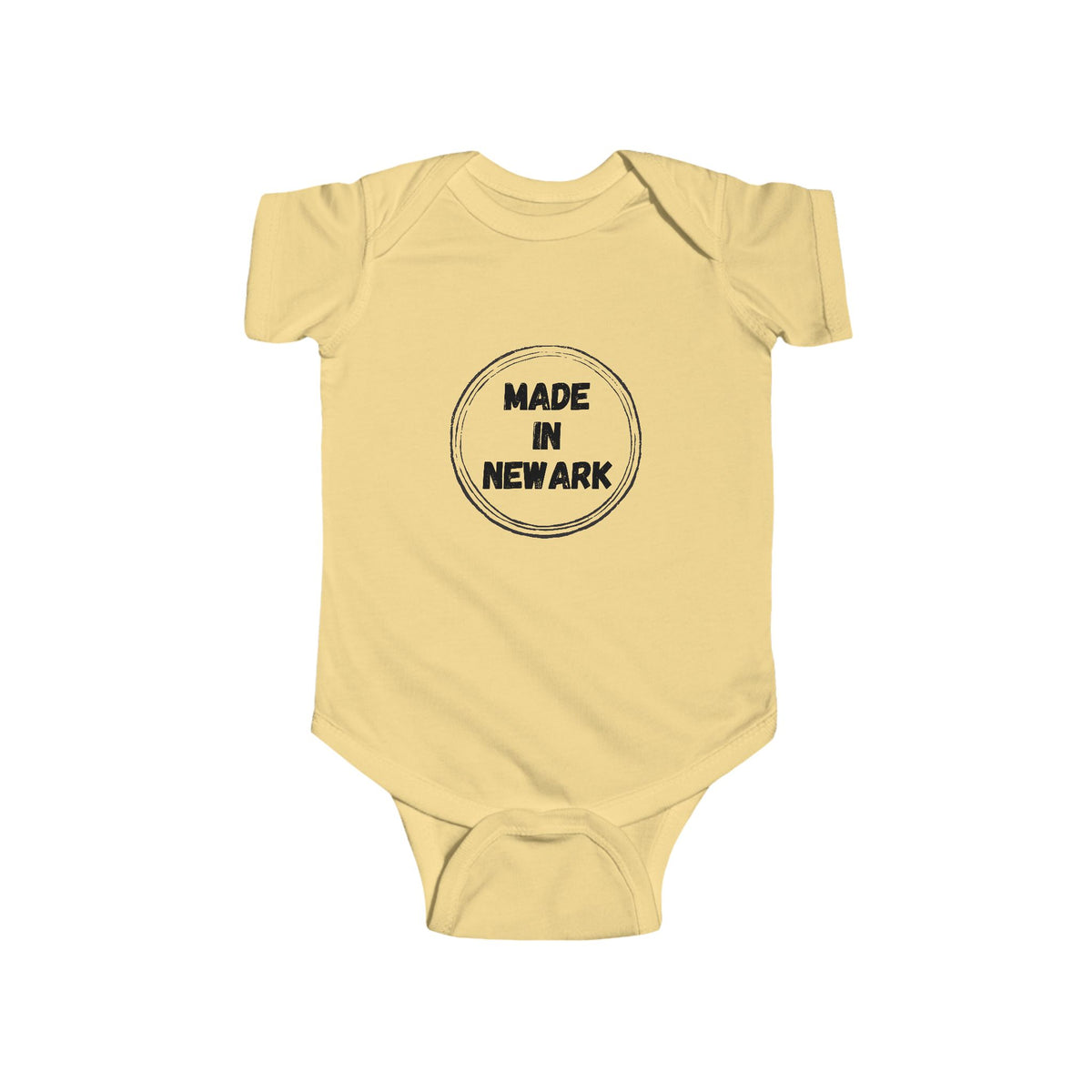 Made in Newark Infant Bodysuit — Baby Onesie with City Pride Stamp
