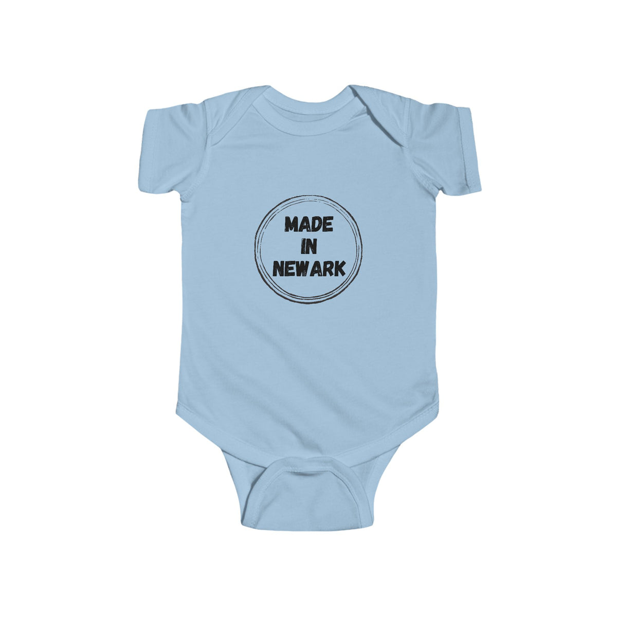 Made in Newark Infant Bodysuit — Baby Onesie with City Pride Stamp