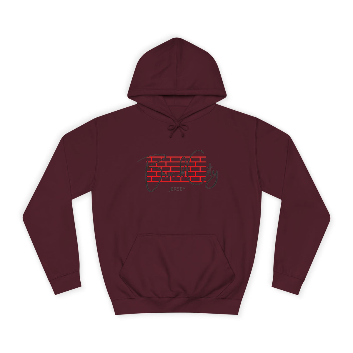 Brick City Hoodie – Retro Grid Script Design