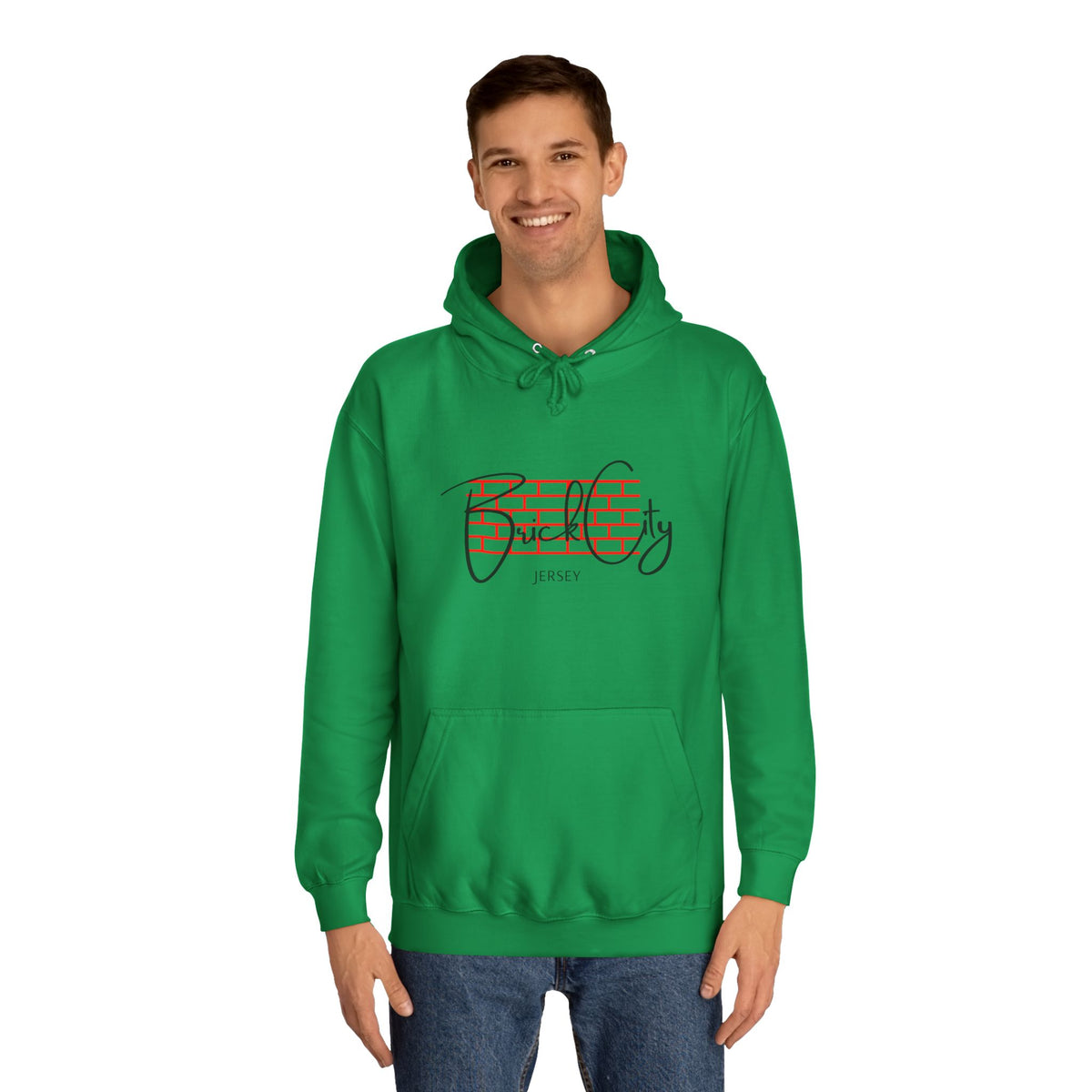 Brick City Hoodie – Retro Grid Script Design